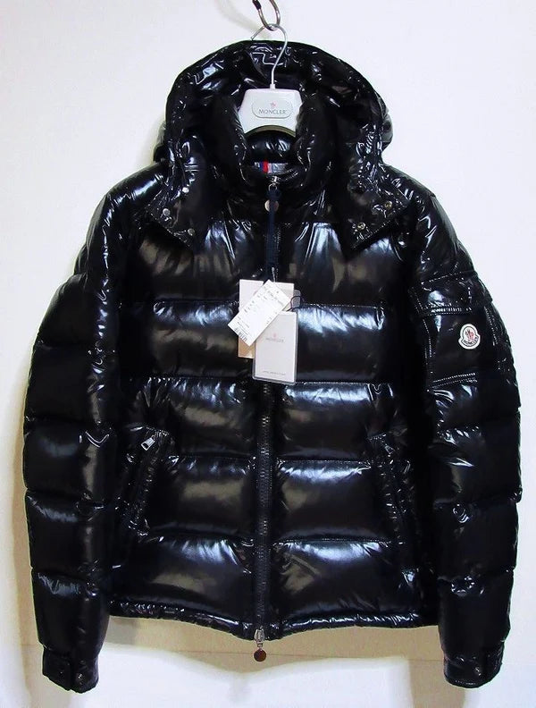 Doudoune courte à capuche Maya Noir HOMME