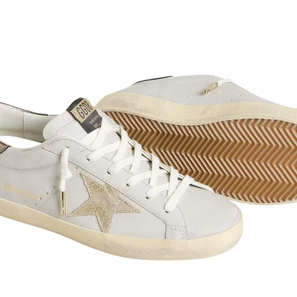 Basket Super-Star en Cuir Craquelé
