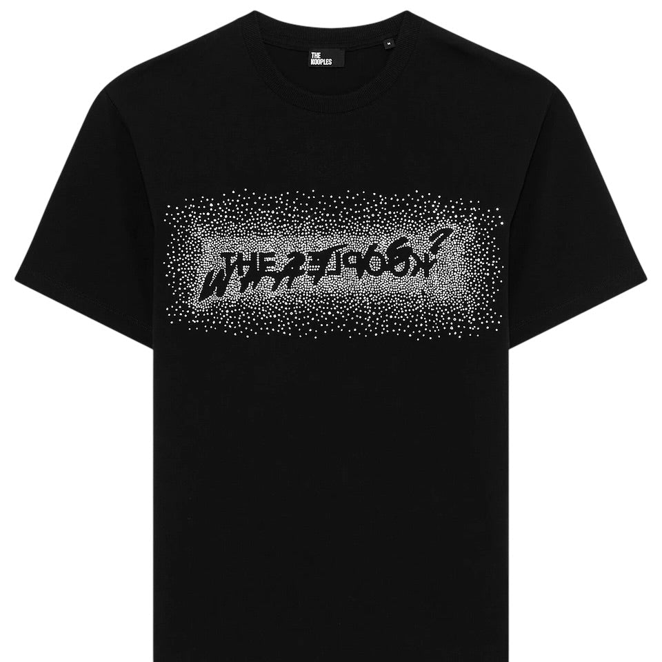 T-shirt What Is Black Rhinestone