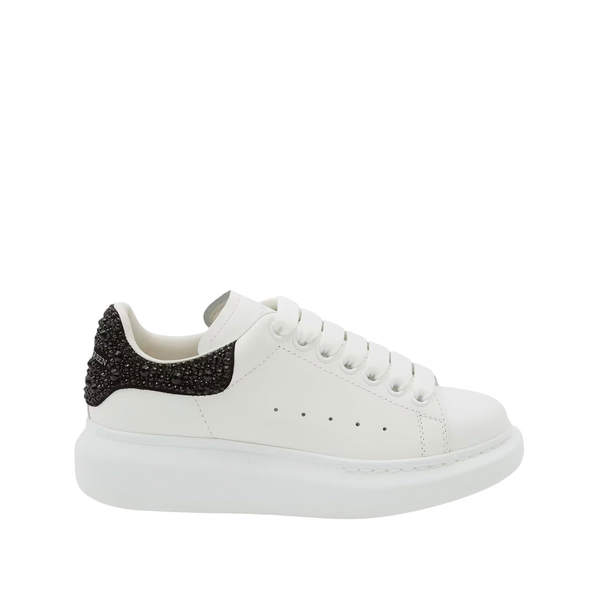 McQueen Blanc/Noir Jais