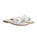 Claquettes H Blanche