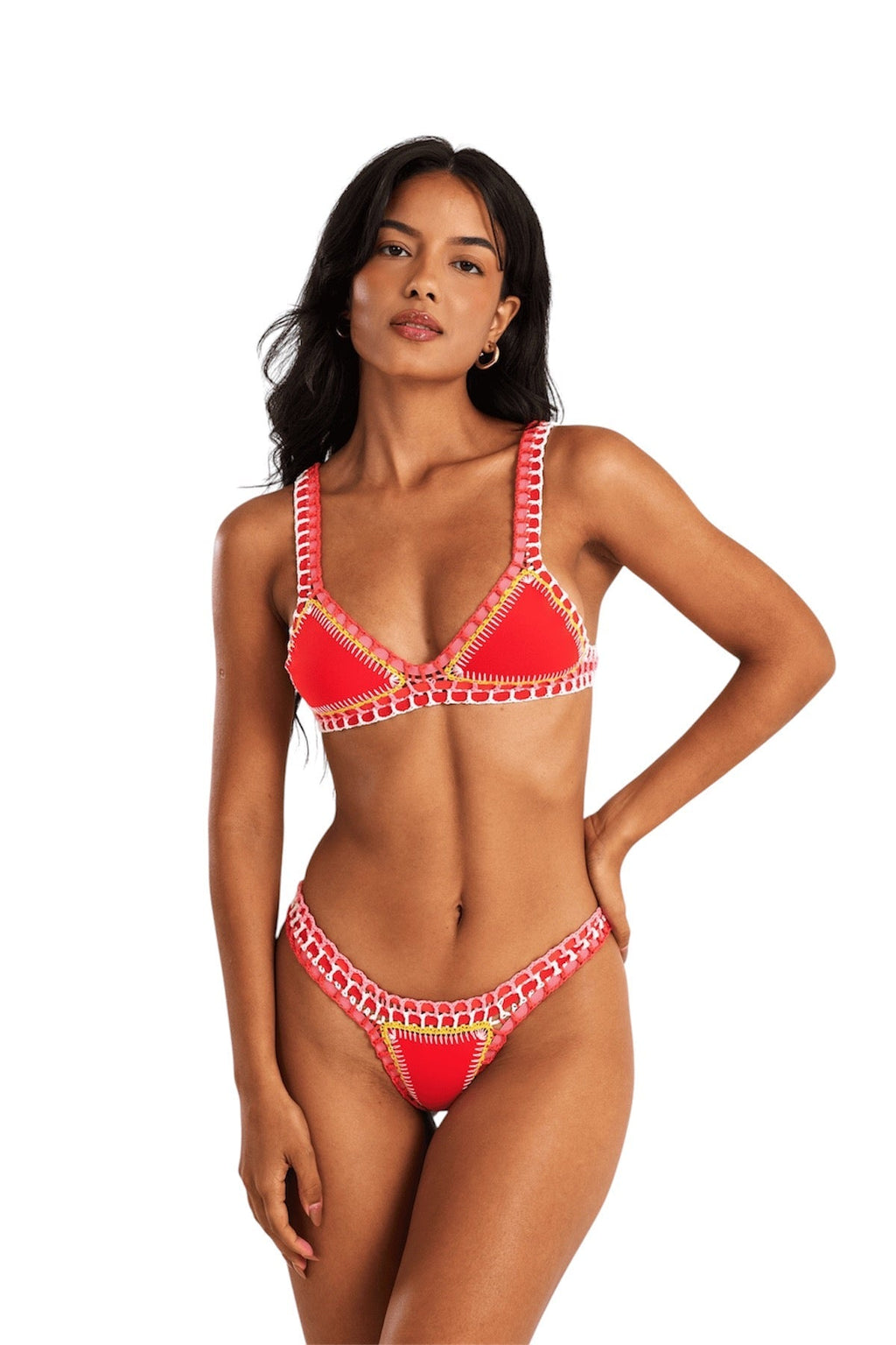 Maillot de Bain Cannebier Rouge