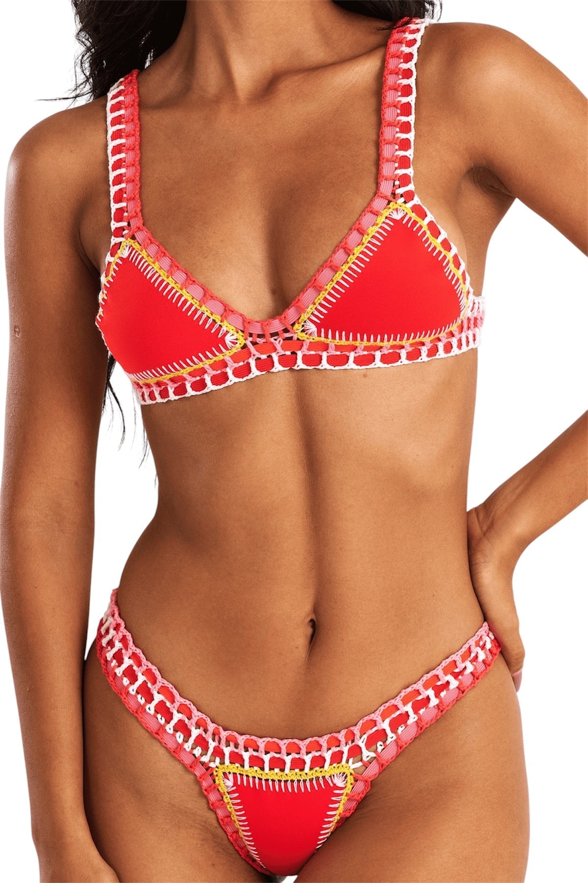 Maillot de Bain Cannebier Rouge